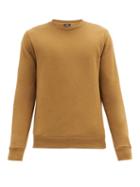 Matchesfashion.com A.p.c. - Capitol Cotton-blend Jersey Sweatshirt - Mens - Beige