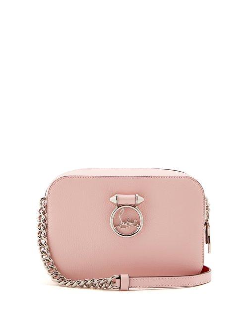 Matchesfashion.com Christian Louboutin - Rubylou Leather Cross Body Bag - Womens - Light Pink