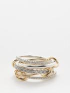 Spinelli Kilcollin - Aquarius Diamond, Sterling-silver & 18kt Gold Ring - Womens - Gold Multi