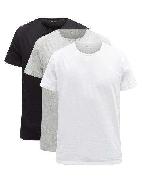 Matchesfashion.com Paul Smith - Pack Of Three Cotton-blend Jersey Pyjama Tops - Mens - Multi