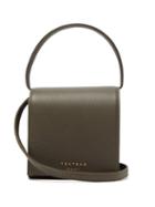 Matchesfashion.com Tsatsas - Malva 2 Grained-leather Cross-body Bag - Womens - Khaki