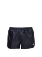 Matchesfashion.com Gucci - Gg Quick Drying Swim Shorts - Mens - Blue Multi