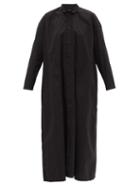 Matchesfashion.com Toogood - The Draughtsman Cotton-poplin Shirt Dress - Womens - Black