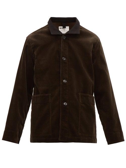 Matchesfashion.com Mhl By Margaret Howell - Heavyweight Corduroy Jacket - Mens - Brown