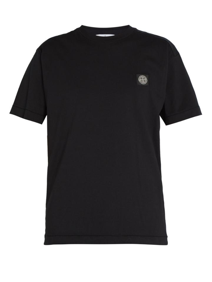 Stone Island Crew-neck Cotton T-shirt