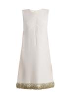Goat Fandango Sleeveless Embellished-hem Wool Dress