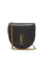 Ladies Bags Saint Laurent - Le K Ysl-plaque Leather Coin Purse - Womens - Black