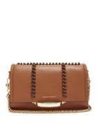 Matchesfashion.com Alexander Mcqueen - The Story Whipstitched Leather Shoulder Bag - Womens - Tan Multi