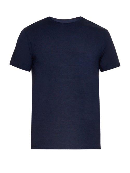 Matchesfashion.com Derek Rose - Basel Jersey T Shirt - Mens - Denim