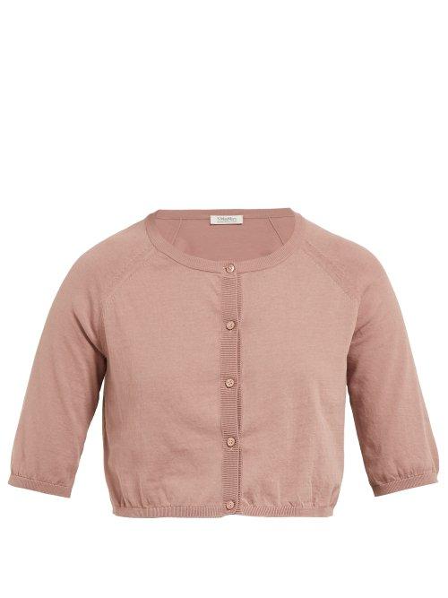Matchesfashion.com S Max Mara - Fragola Cardigan - Womens - Light Pink