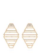 Matchesfashion.com Susan Foster - Trapeziod Diamond & 18kt Gold Earrings - Womens - Gold