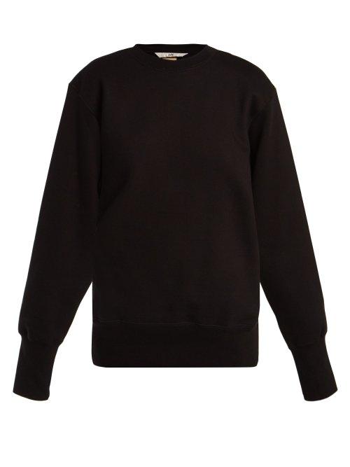 Matchesfashion.com Eytys - Lennox Cotton Blend Jersey Sweatshirt - Womens - Black