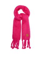 Matchesfashion.com Loewe - Chunky Mohair Blend Scarf - Womens - Pink