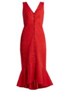 Saloni Zoey Stretch-cotton Dress
