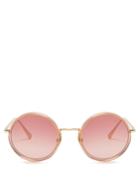Kaleos Watson Round-frame Acetate Sunglasses