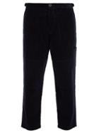 Matchesfashion.com Oliver Spencer - Judo Cotton Corduroy Cropped Trousers - Mens - Navy