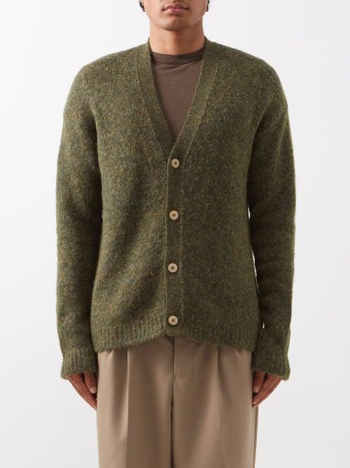 Folk - Signal V-neck Knit Cardigan - Mens - Khaki