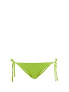 Ladies Beachwear Solid & Striped - The Tenley Tie-side Bikini Briefs - Womens - Light Green