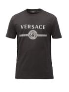 Matchesfashion.com Versace - Medusa-print Cotton-jersey T-shirt - Mens - Black