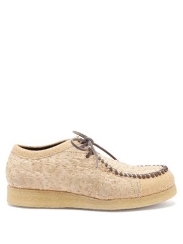 Matchesfashion.com By Walid - Inno Crewel-tapestry Silk Desert Boots - Mens - Brown