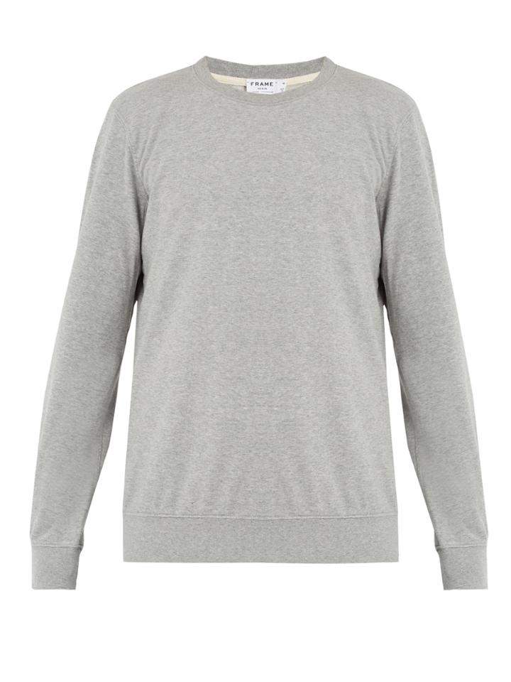 Frame Crew-neck Cotton-jersey Sweatshirt