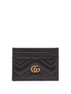 Ladies Accessories Gucci - Gg Marmont Leather Cardholder - Womens - Black
