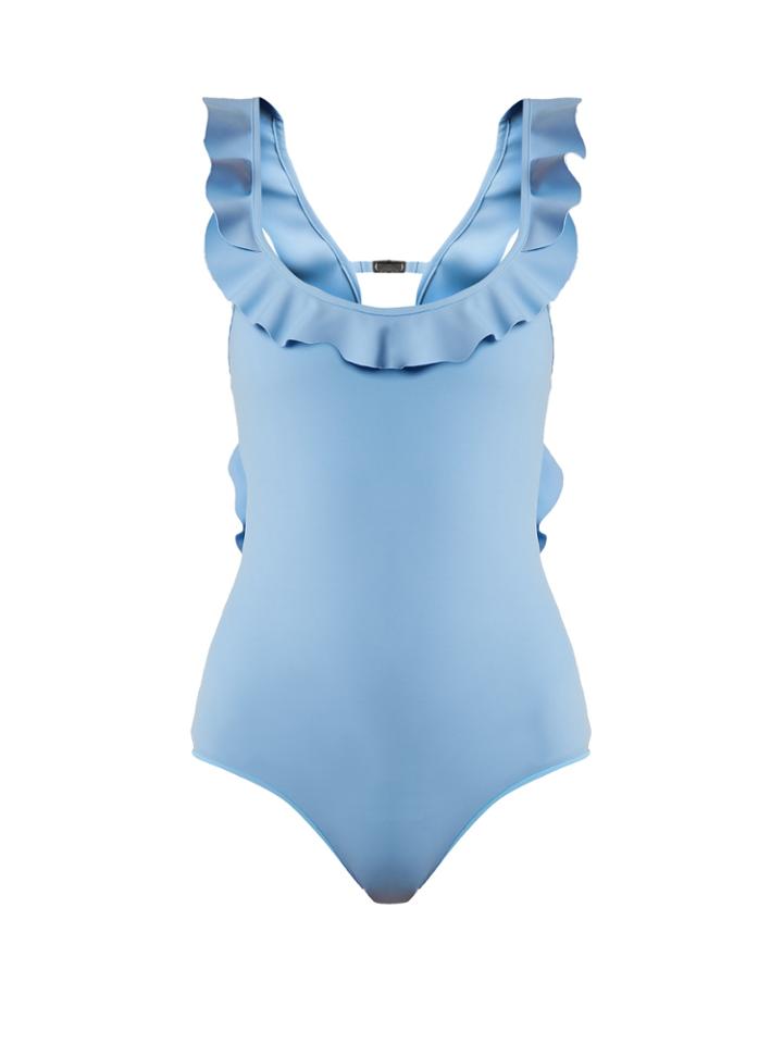 Fendi Ruffle-trimmed Swimsuit