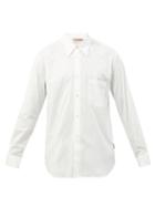 Acne Studios - Cotton-blend Poplin Shirt - Mens - White
