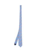 Matchesfashion.com Gucci - Stripe-jacquard Silk-blend Twill Tie - Mens - Light Blue