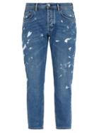 Matchesfashion.com Acne Studios - River Painted Jeans - Mens - Blue