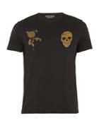 Alexander Mcqueen Skull And Rose-print Cotton-jersey T-shirt