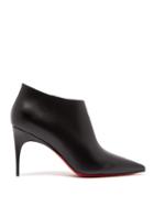 Matchesfashion.com Christian Louboutin - Gorgona 85 Leather Ankle Boots - Womens - Black
