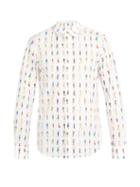 Matchesfashion.com Paul Smith - People Print Cotton Shirt - Mens - White Multi