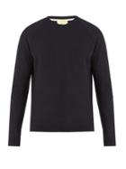 De Bonne Facture Crew-neck Wool And Cotton-blend Sweater