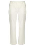Adam Lippes Cropped Stretch-cady Tuxedo Trousers