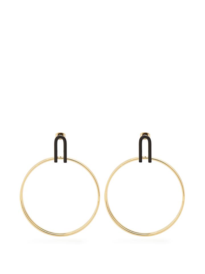 Isabel Marant Strong Double-hoop Earrings