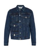 Matchesfashion.com Jw Anderson - Patch Pocket Denim Jacket - Mens - Blue