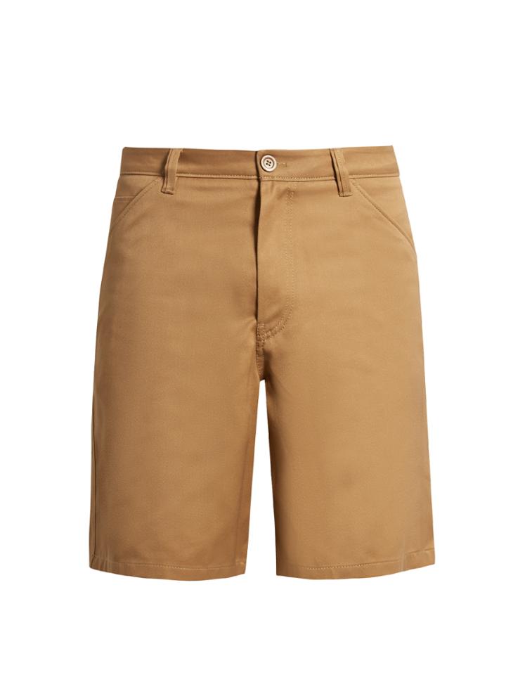 Acne Studios Allan Wide-leg Cotton-blend Shorts