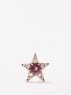 Selim Mouzannar - Istanbul Star Diamond & 18kt Gold Single Earring - Womens - Red Gold