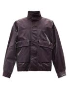 Matchesfashion.com Dolce & Gabbana - High-neck Coated Technical Jacket - Mens - Dark Purple