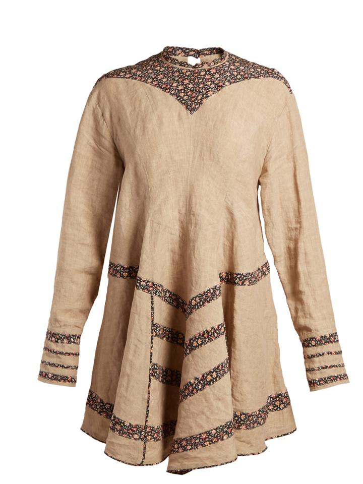 Isabel Marant Melissande Oversized Linen Dress