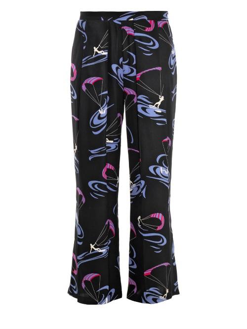 Piamita Penelope Surf-print Trousers