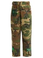 Marc Jacobs Patch-appliqu Camouflage-print Trousers