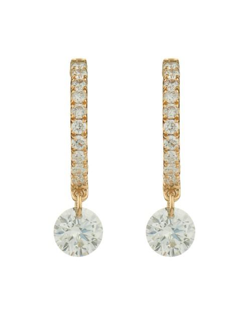 Raphaele Canot Set Free Diamond & Yellow-gold Earrings