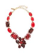 Oscar De La Renta Floral Crystal-embellished Necklace