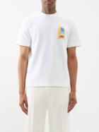Casablanca - Logo-print Organic-cotton T-shirt - Mens - White