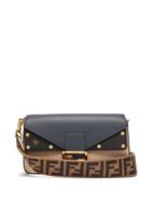 Matchesfashion.com Fendi - Baguette Tri Colour Leather Bag - Womens - Blue Multi