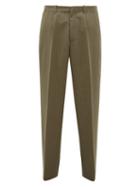 Matchesfashion.com Our Legacy - Borrowed Wide Leg Trousers - Mens - Green