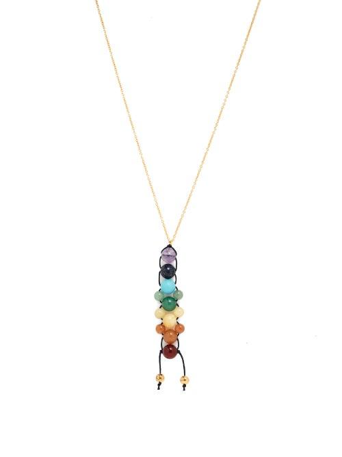 Matchesfashion.com Loewe Paula's Ibiza - Chakras Beaded Necklace - Womens - Multi