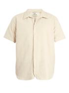 Matchesfashion.com The Lost Explorer - Oryx Cotton Linen Short Sleeved Shirt - Mens - Beige